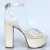 Sandália Feminina Vinil Strass Salto Meia Pata Suzana Santos 3204.52048 - comprar online