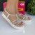 Sandália Papete Feminina Moleca Strass Brilhos 5490.131.31657 na internet