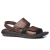 Sandália Pegada Masculina Em Couro Ortopédica 133154 - comprar online