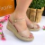 Sandália Anabela Feminina Beira Rio Conforto Cordas 8486.101.9569 - comprar online