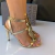 Sandalia Feminina Suzana Santos Salto Fino Metalizada 4111.87424 - comprar online