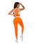 Conjunto Curious Laranja Lets Gym na internet