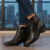 Bota Feminina Moleca Zíper Salto Baixo Cano Curto Strass 5346.103.27596 - comprar online