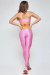 Conjunto Fitness Lest Gym Top + Legging Freedom / Rosa / M 2203 na internet