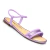 Sandália Feminina Dakota Rasteira Flat Metalizada Glitter Y7163 - Lesantini