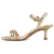 Sandália Feminina Salto Médio Dakota Metalizada Brilhos Y7842 - comprar online