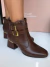 Bota Feminina Modare Ultraconforto Salto Bloco Cano Curto 7082.108.20081 - Lesantini