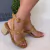 Sandalia Feminina Salto Bloco Amadeirado Suzana Santos 4367.81267