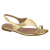 Sandália Rasteira Metalizada Feminina Beira Rio Conforto 8560.203.14710 - comprar online