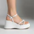 Sandália Feminina Di Valentini Strass Anabela Plataforma 5118.10433 - comprar online