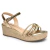 Sandália Feminina Anabela Dakota Strass Brilhos DB713