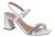 Sandália Feminina Beira Rio Strass Cristal Salto Bloco Medio 8471.106.27344 na internet