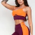 Conjunto TOP + LEGGING Spirit / MARSALA/LARANJA / G na internet