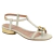 Sandalia Feminina Beira Rio Salto Baixo 8504.110.9569
