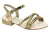 Sandália Infantil Menina Molekinha Metalizada Salto Bloco 2318.345.21150 - comprar online