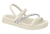 Sandália Papete Flatform Feminina Moleca Strass 5490.104.28266
