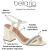 Sandália Feminina Beira Rio Strass Salto Bloco Medio 8436.227.27148