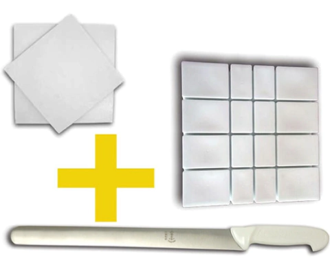 Combo Corte Sandwich Miga Molde Base Giratoria Y Cuchillo