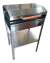 Parrilla Electrica Acero C/funda Grande Balcon C Base 1800w