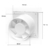 Extractor Aire Baño Techo Pared 4 Pulgadas Tst - Casa Degaetano