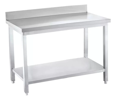 Mesada De Trabajo Con Zócalo Acero Inox 150 Cm Turboblender - comprar online