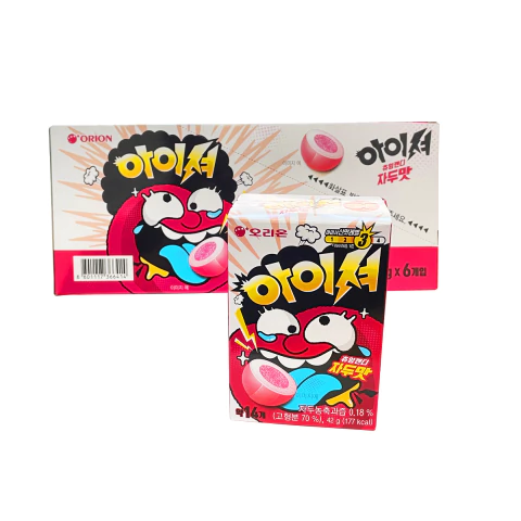 Caja de Chicles Súper Ácidos Orion Iciou 42 g x 6 U