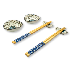 Set de Sushi de 2 Bowls y 2 Palitos - GOCHISO MAYORISTA