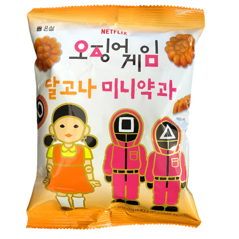 Galletas Mini Yakgwa Juego del Calamar 90g