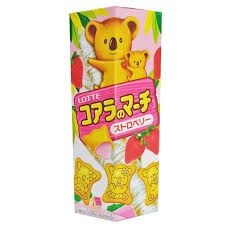 Galletitas Rellenas Koalas Lotte Frutilla 37 Gr