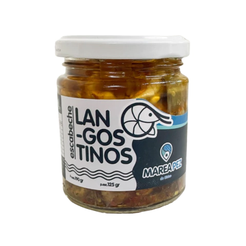 Langostino en Escabeche 190gr - La Marea Pez