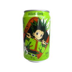 Gaseosa Ocean Bomb Hunterxhunter Sabor Té Verde Y Uva 330 Ml