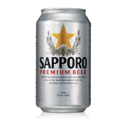 Cerveza Japonesa Sapporo Lata 355 ml