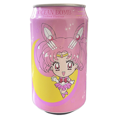 Gaseosa Ocean Bomb Sabor Lychee Chibiusa Sailor Moon 330 ml