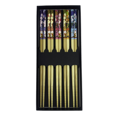 Palitos Chinos Laqueados Set de 5 pares - Modelos Varios