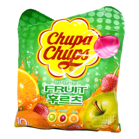 Chupetin Chupa Chups Varios Sabores 10 unidades 110 gr