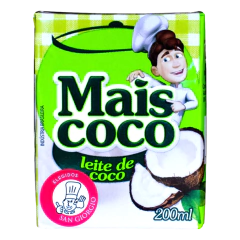 Leche de Coco "Mais Coco" T- Pack 200 ml