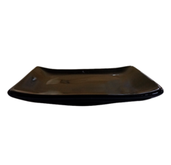 Plato oriental de ceramica 14 x 14 varios colores en internet