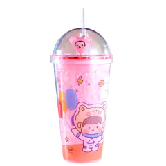 Vaso Acrilico Glitter Rosa con Luz Led - VARIOS MODELOS - comprar online
