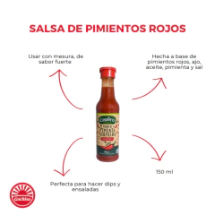 Salsa de Pimientos Rojos Cepera 150 Ml - comprar online
