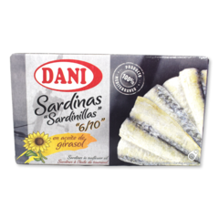 Sardinas en Aceite de Girasol Dani 90 gr
