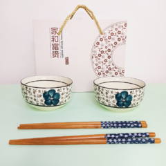 Set de 2 Bowls 11 x 5,5 cm y 2 Palitos Harmony brings - comprar online