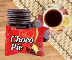 Alfajor Coreano Choco Pie Vainilla y Chocolate 12 unidades en internet