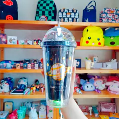 Vaso Acrilico Glitter Magic Star Planetas 450 ml - VARIOS COLORES en internet