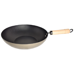 Wok Antiadherente Mango Madera 30,5 cm