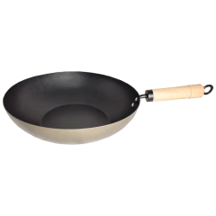 Wok Antiadherente Mango Madera 30,5 cm