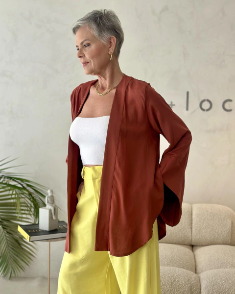 KIMONO IMAN TERRACOTA