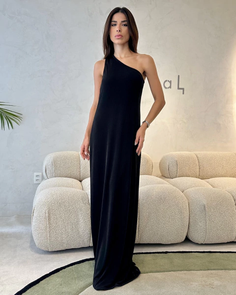 VESTIDO LORETA PRETO JERSEY