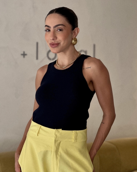 REGATA TRICOT AZUL MARINHO