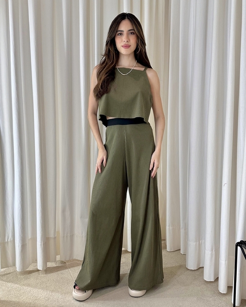 CALÇA ALEXIA VERDE MILITAR