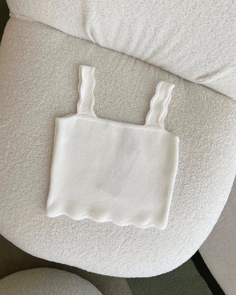 TOP OLIVIA TRICOT OFF WHITE